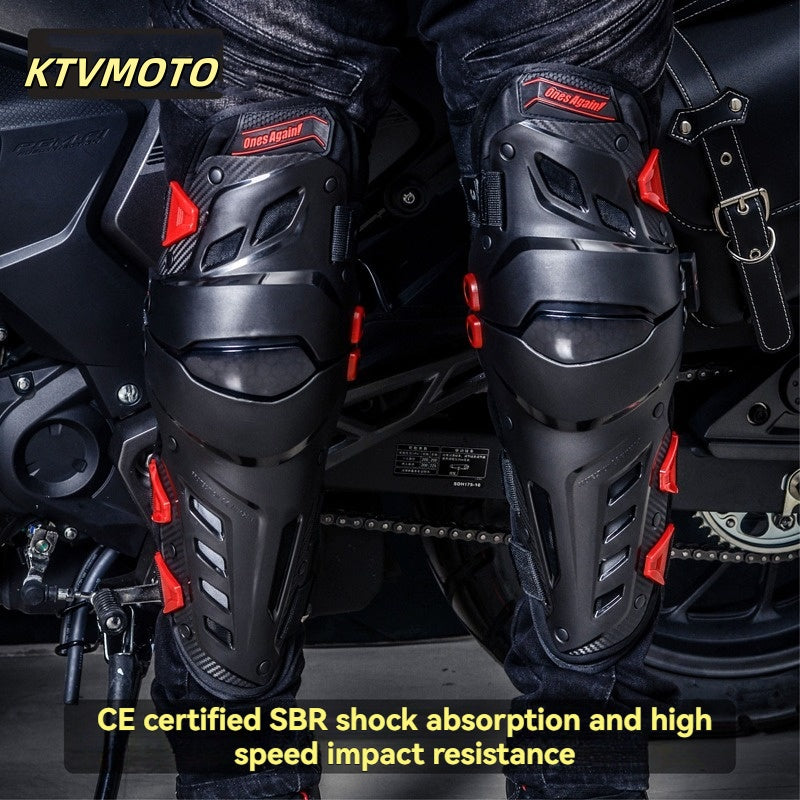 LED Light Cool Off-Road Racing Knee Pads-Y07