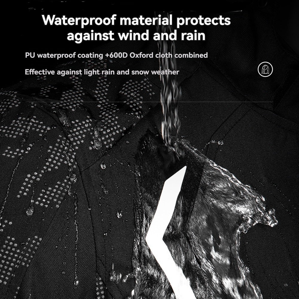 Warm and anti-fall knight equipment windproof racing suit-J16