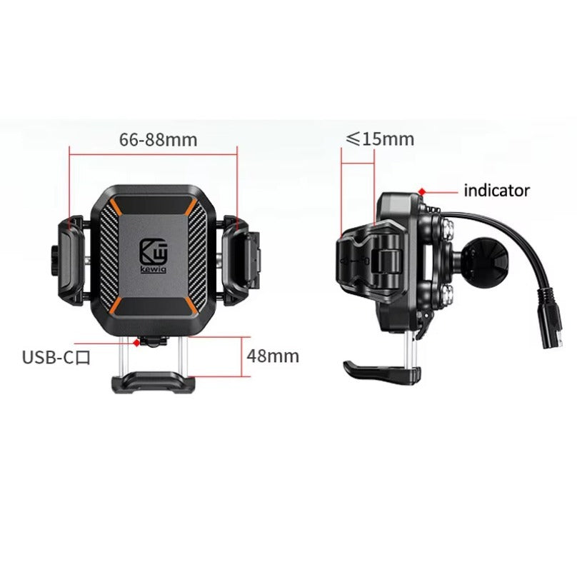Wireless PD fast charging shock-absorbing anti-theft bracket-M33A