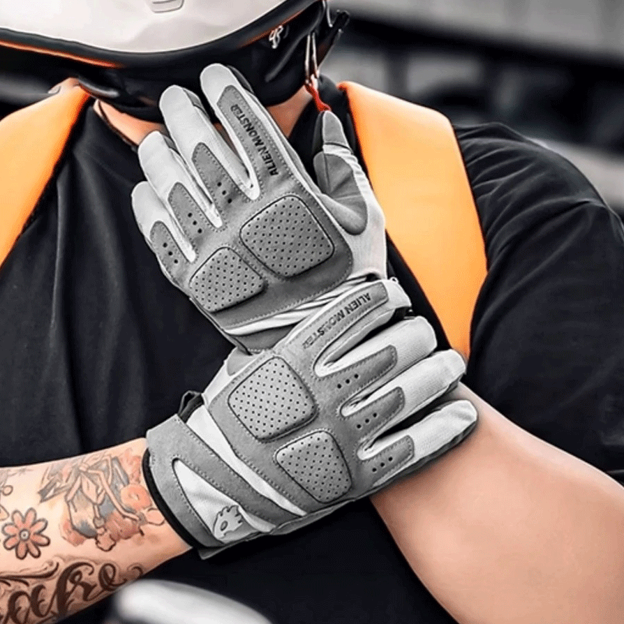 Motorcycle breathable mesh lightweight touchscreen gloves-G47