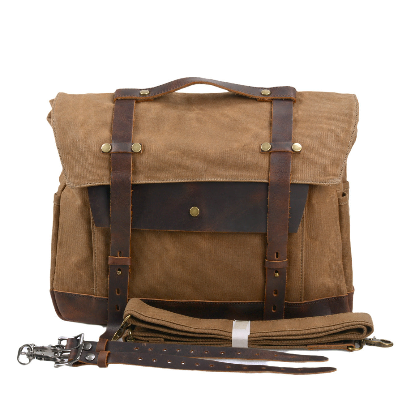 Retro Waterproof Motorcycle Backpack-B08