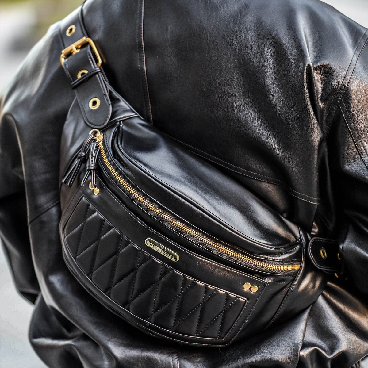 Retro style Chest Bags Crossbody Bags and Waist Packs-B12