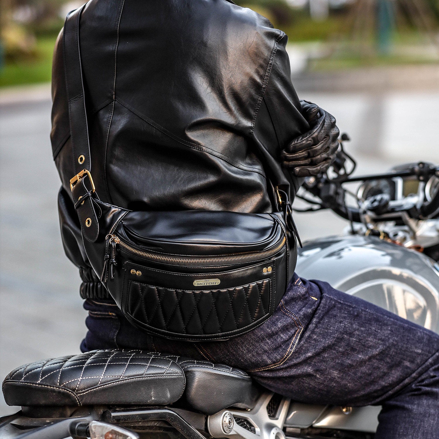 Retro style Chest Bags Crossbody Bags and Waist Packs-B12