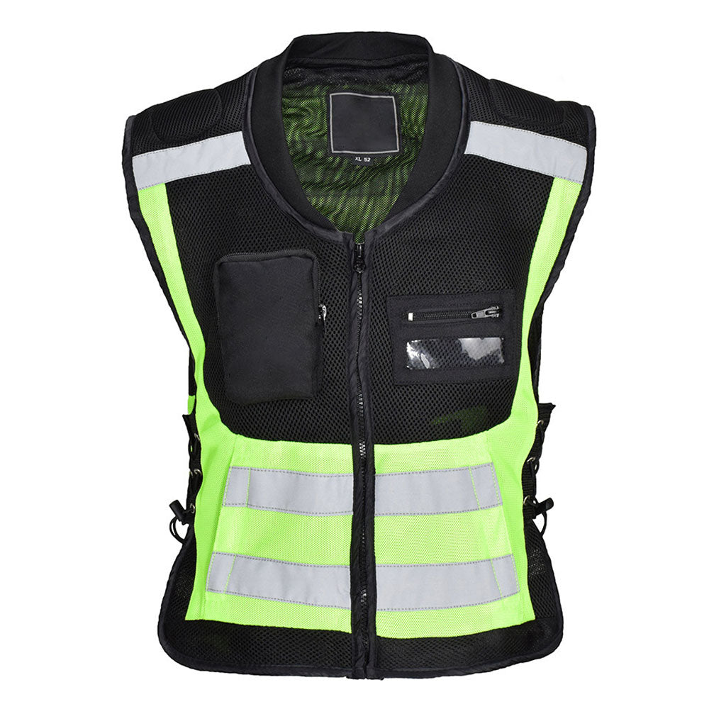 Reflective vest for motorcycle racing and rally riding-J101