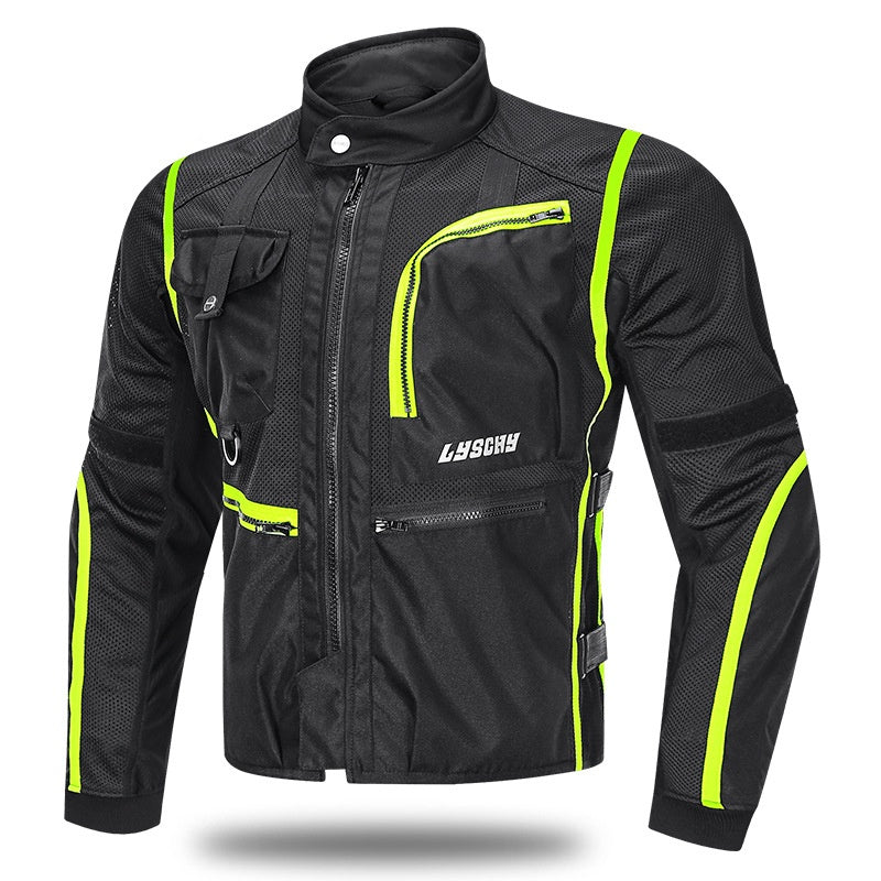 Motorcycle breathable riding jacket-J85