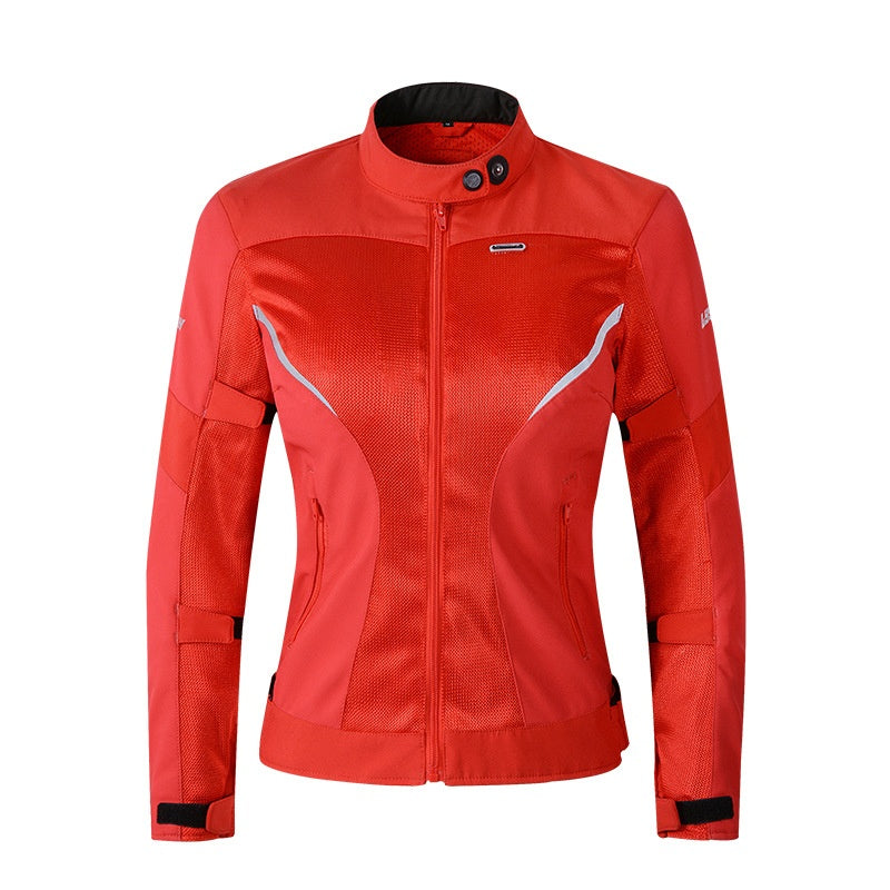 Women's motorcycle riding suit with breathable mesh(CE2)-J81
