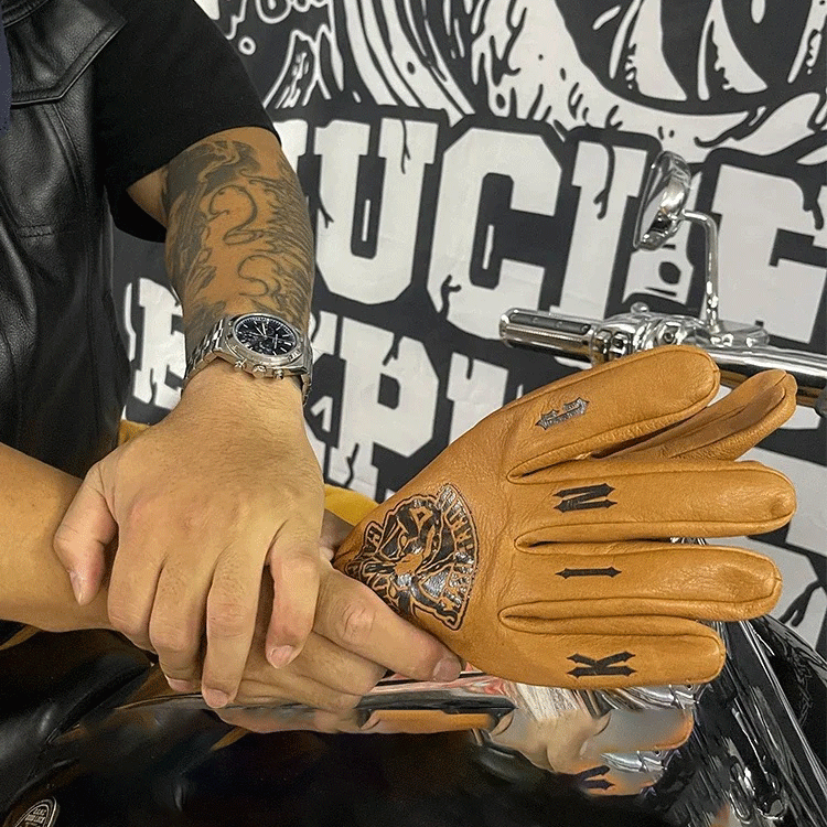 Harley Club Motorcycle Riders' Warm Riding Gloves-G44