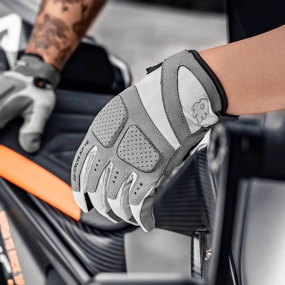 Motorcycle breathable mesh lightweight touchscreen gloves-G47
