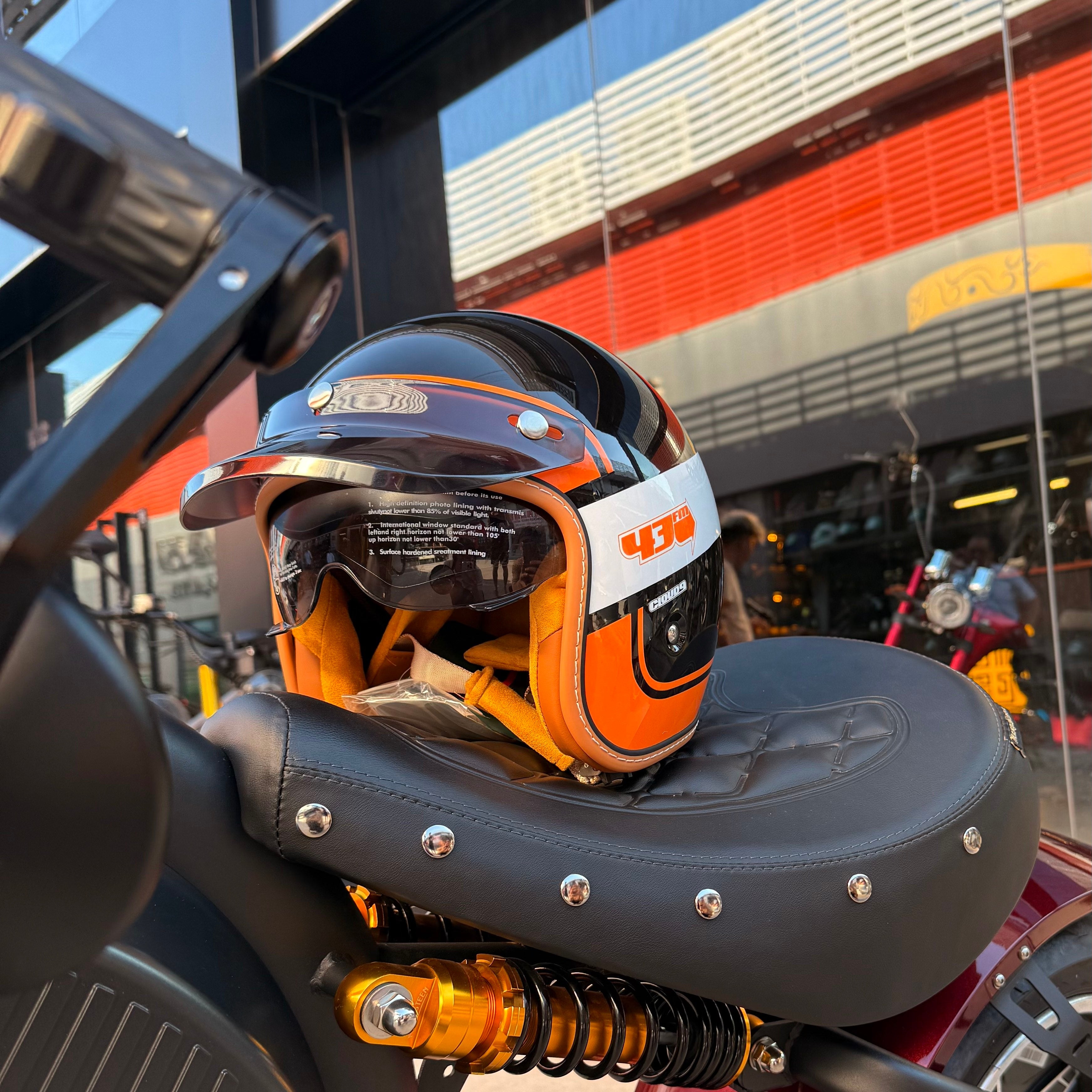 Retro-Style 3/4 Helmet (All Seasons)-I32