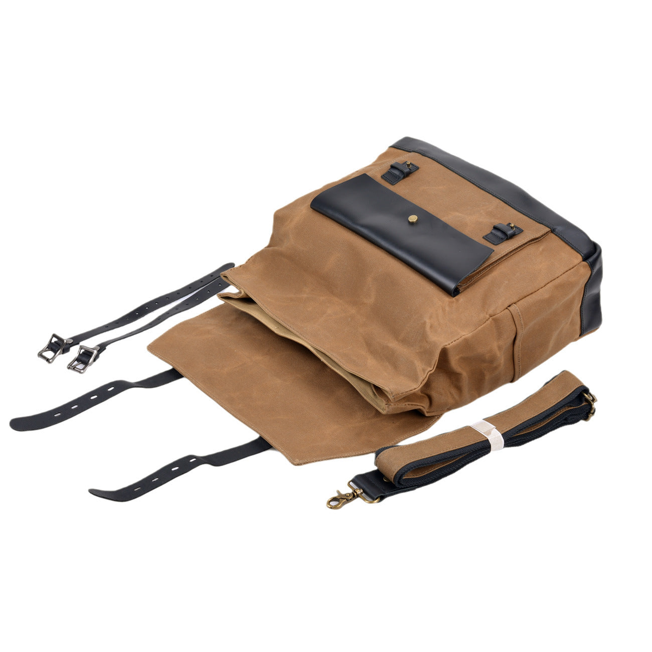 Retro Waterproof Motorcycle Backpack-B08