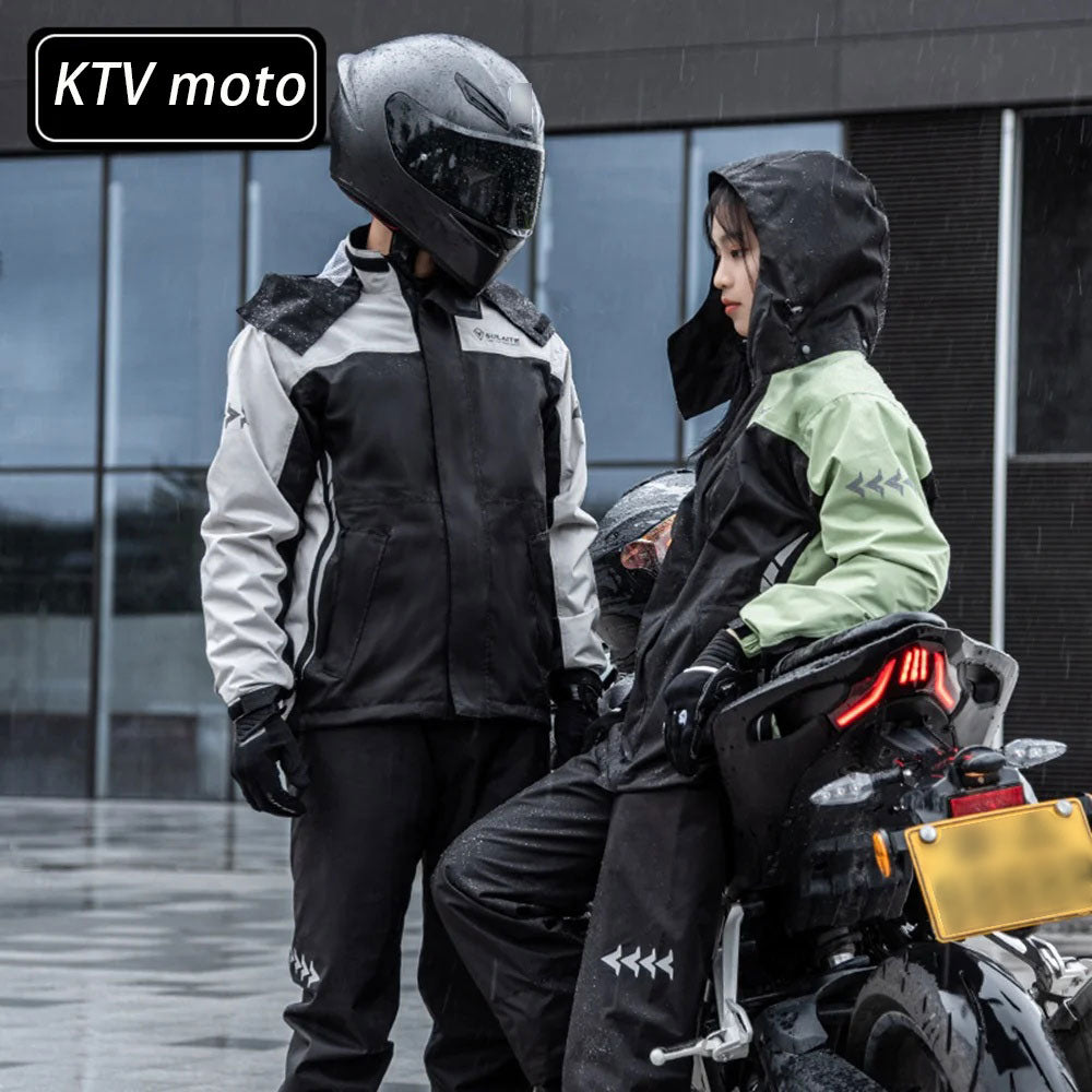 Motorcycle outdoor ultra-thin waterproof raincoat jacket-C08