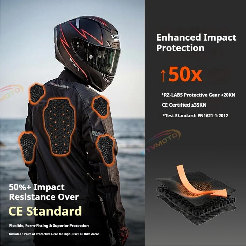 CE Breathable Mesh Motorcycle Commuter Jacket for Summer-J66