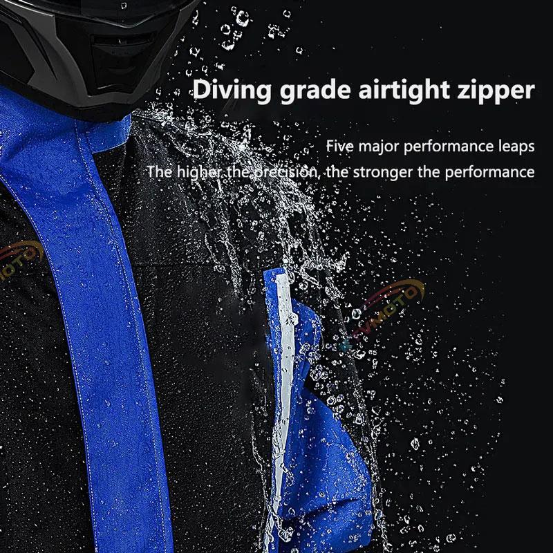Two-piece reflective Oxford cloth motorcycle rain suit-C15