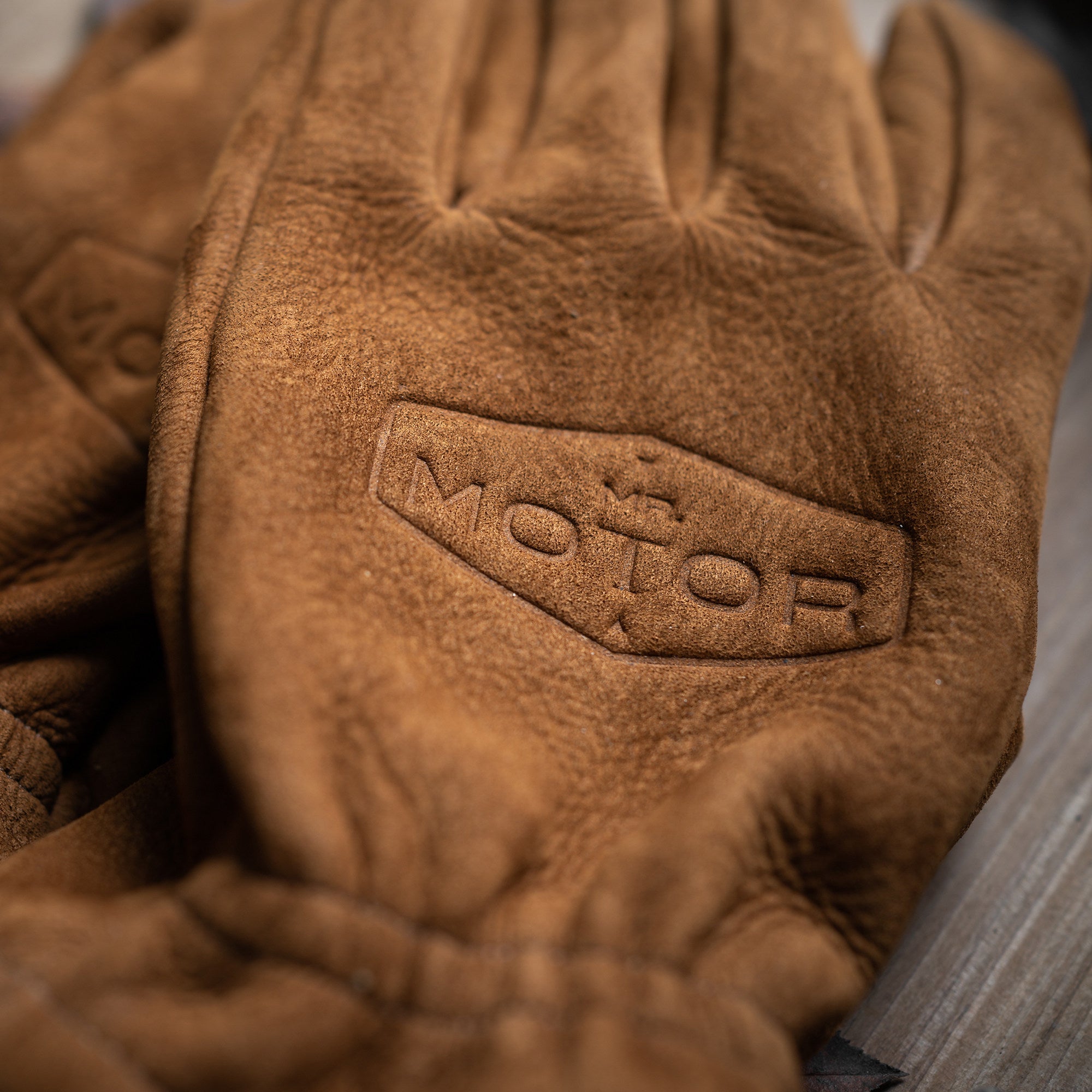 Retro frosted cowhide outdoor cycling gloves-G38