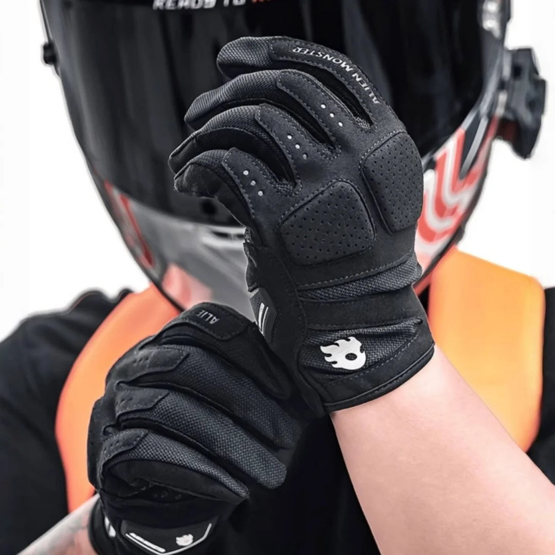 Motorcycle breathable mesh lightweight touchscreen gloves-G47