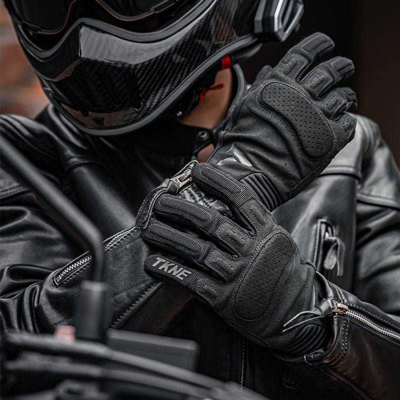 Retro Touchscreen Motorcycle Riding Gloves-G54