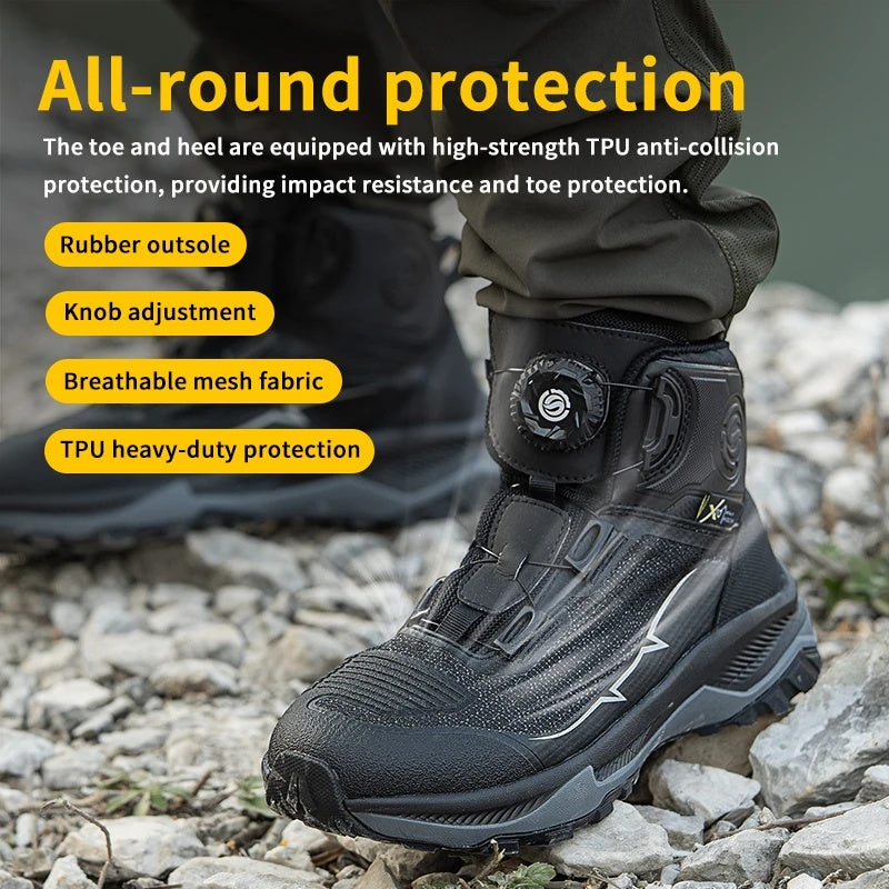 Breathable and durable outdoor motorcycle riding shoes-K24