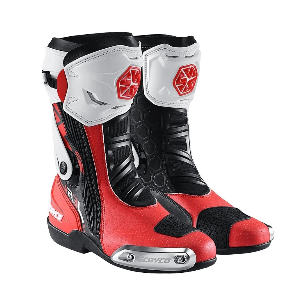 Professional motorcycle track safety shoes anti-slip and anti-fall-MR003