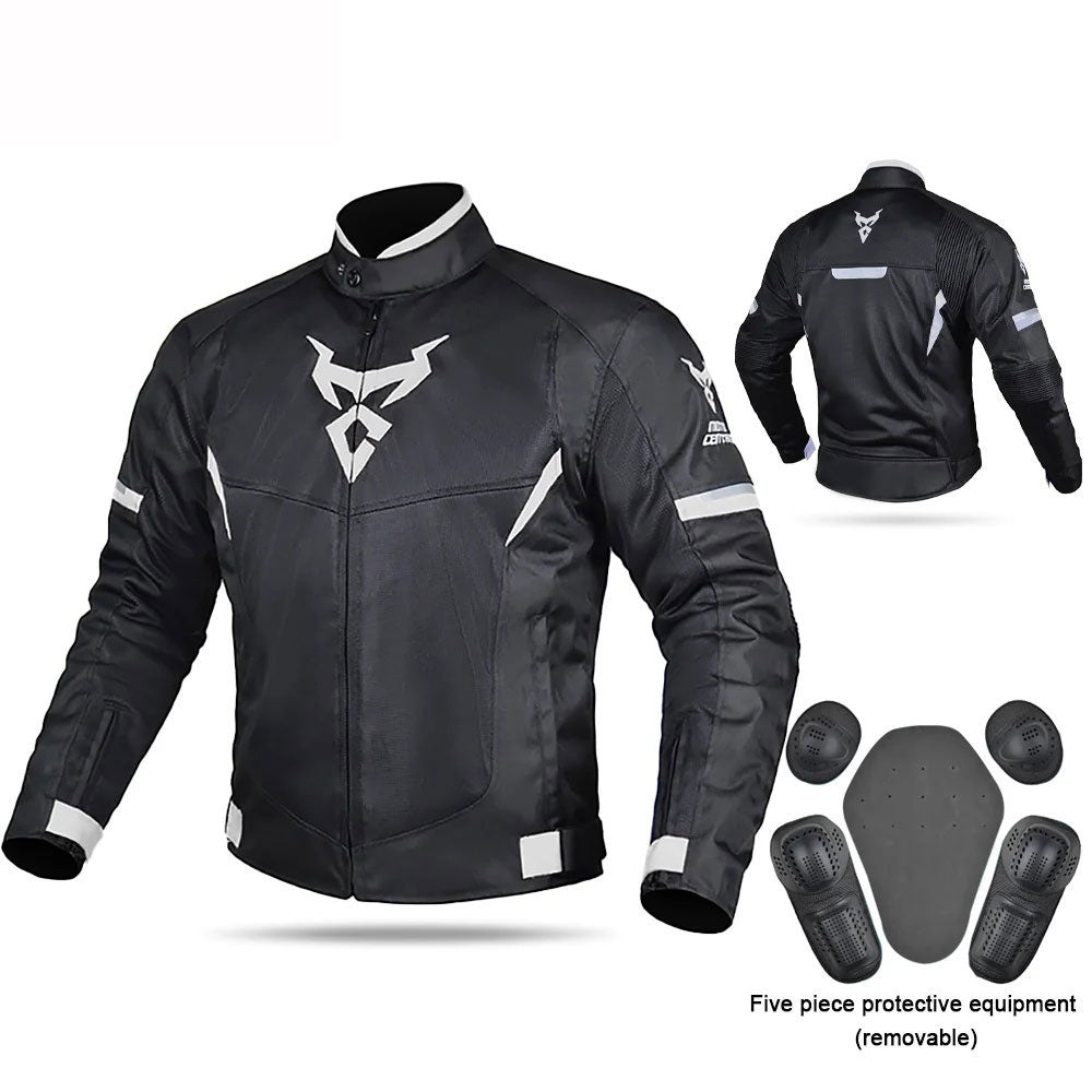 Men's breathable motorcycle riding protective clothing-J26