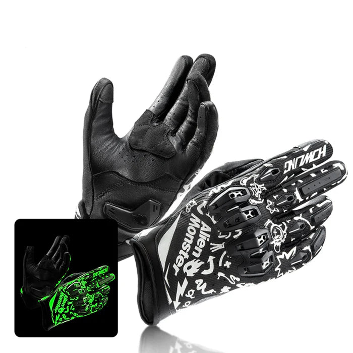 CE2 Certified Carbon Fiber & Genuine Leather Track Cycling Gloves- G21
