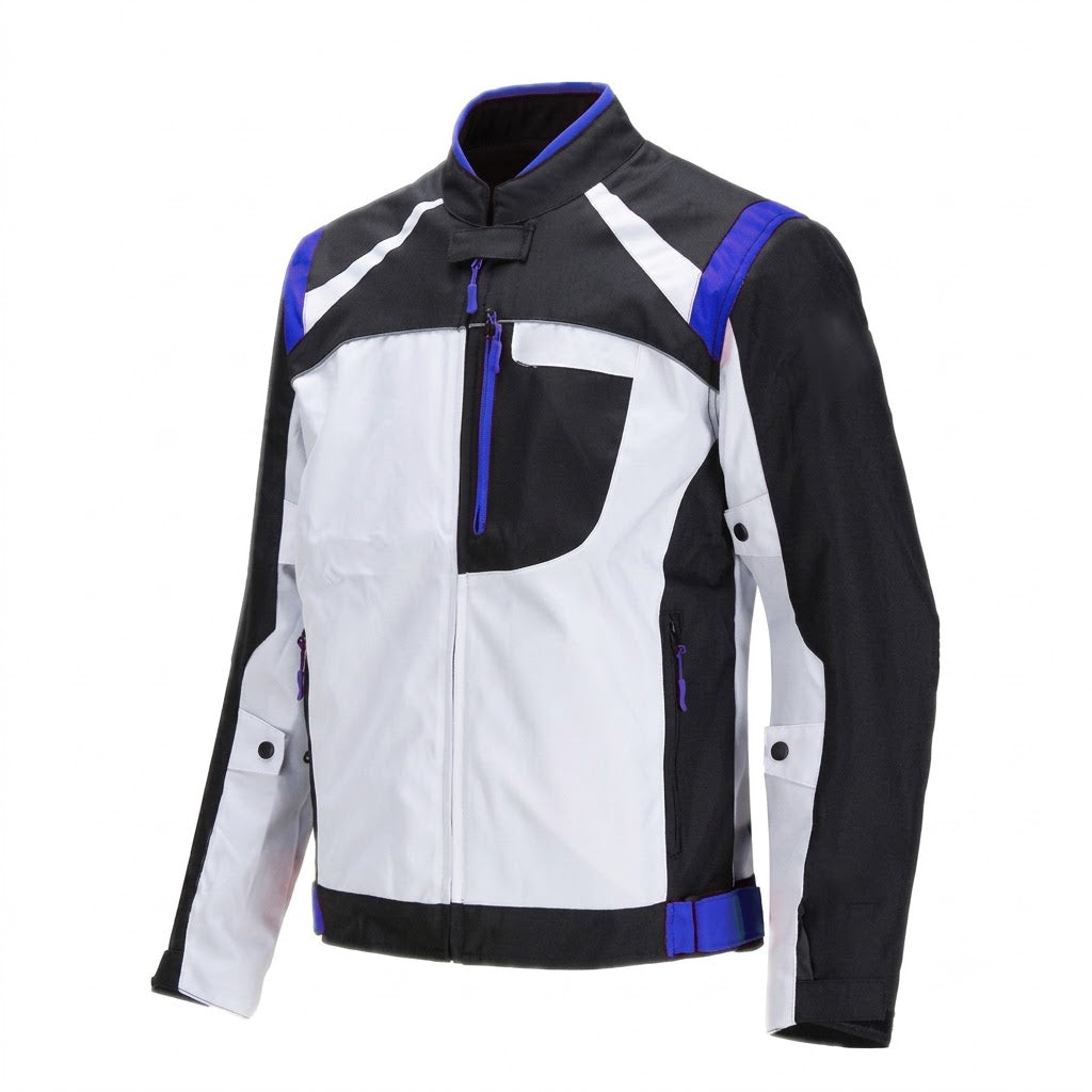 Retro Mesh Motorcycle Racing Jacket-J47