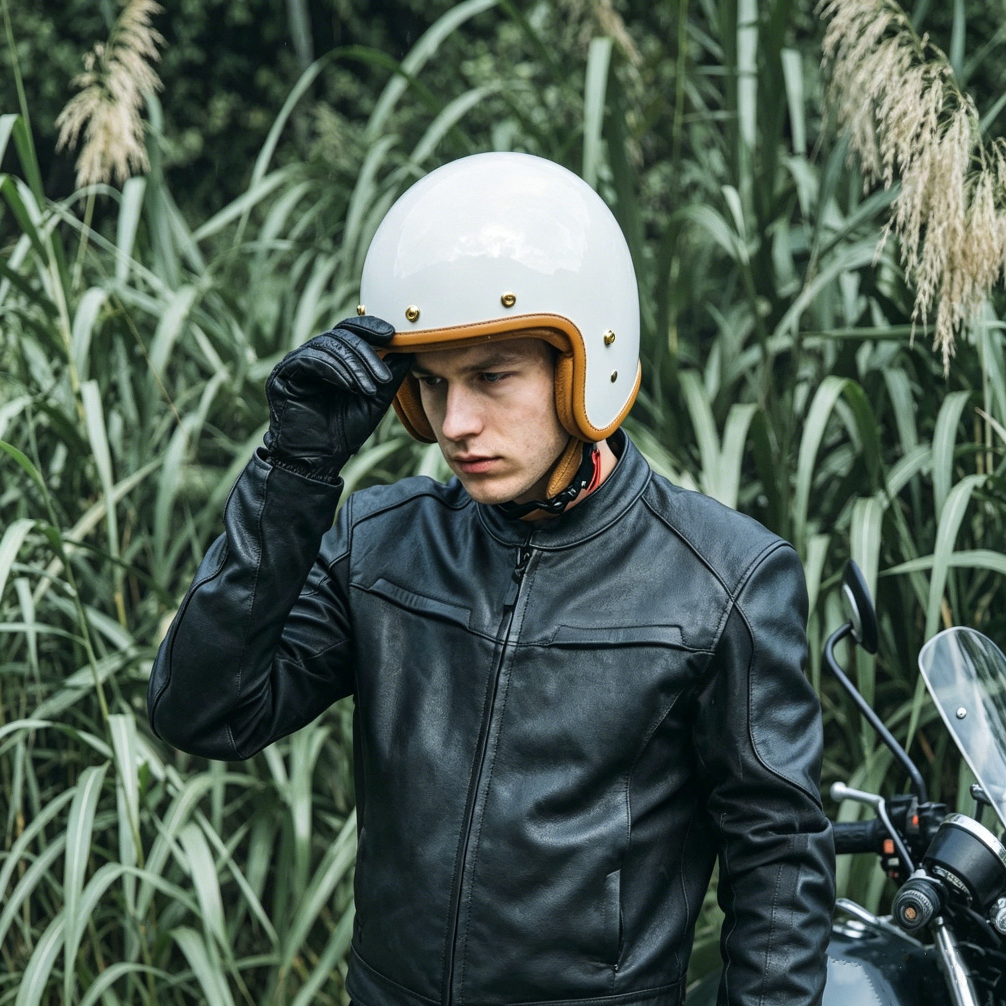 Summer Harley Retro Cruiser Half Helmet - I129