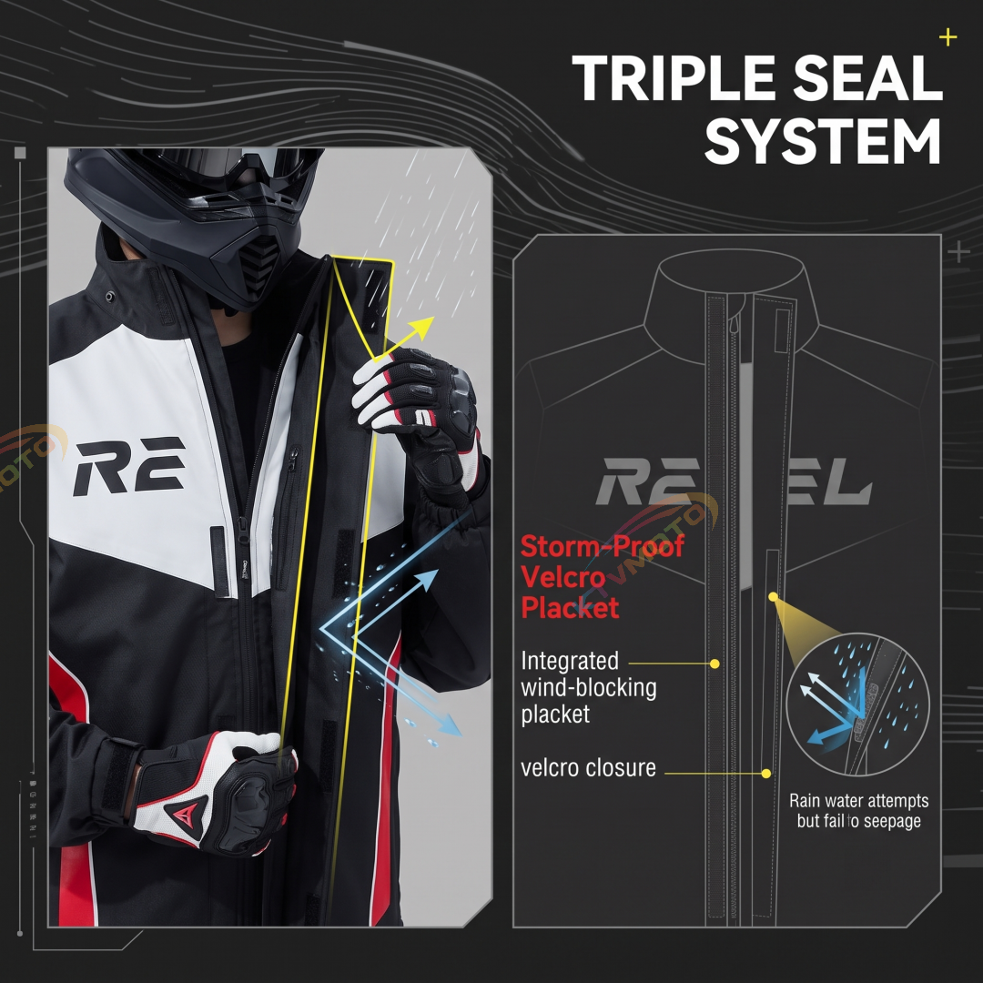 Motorcycle Riding Suit and Rain Gear Set-C12