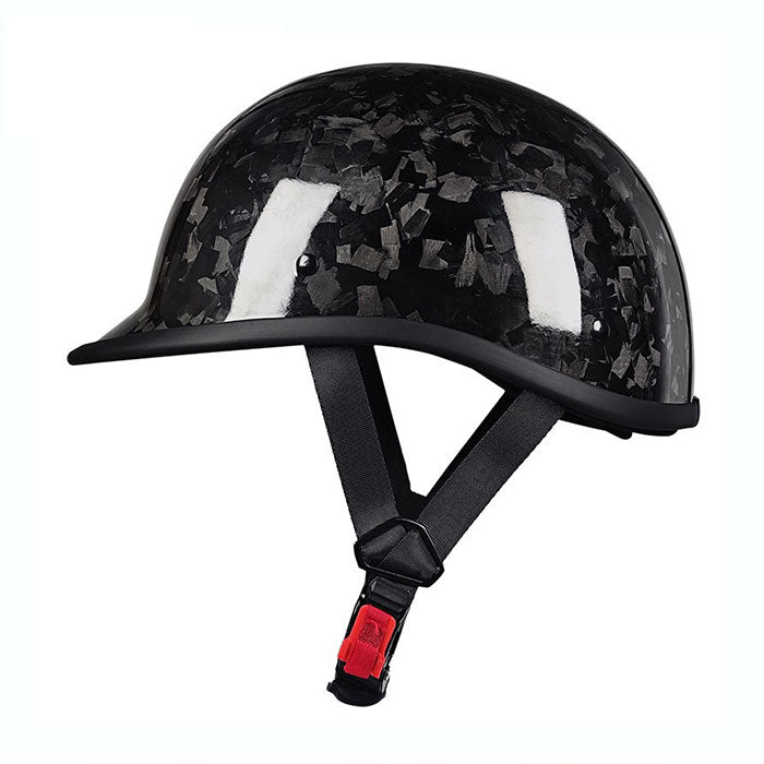 Carbon Fiber Vintage Motorcycle Half Helmet-I135