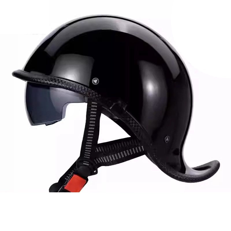 Retro motorcycle half helmet-I131