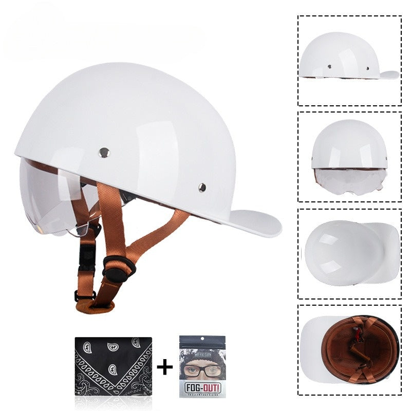Baseball Motorcycle Helmet DOT Certification - I07