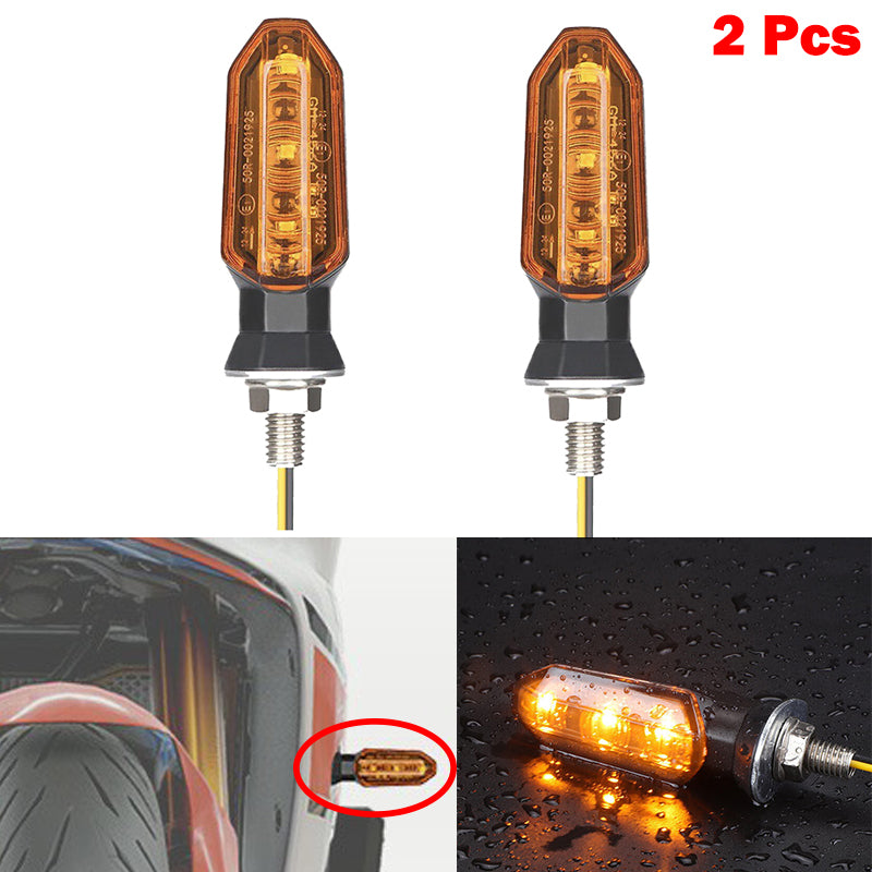 Universal 12V 8mm LED Motorcycle Turn Signal Light-D11
