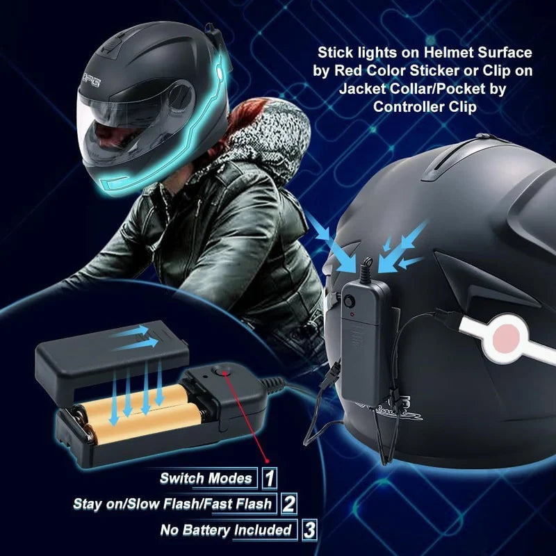 Universal Motorcycle Helmet El Line Light-i01