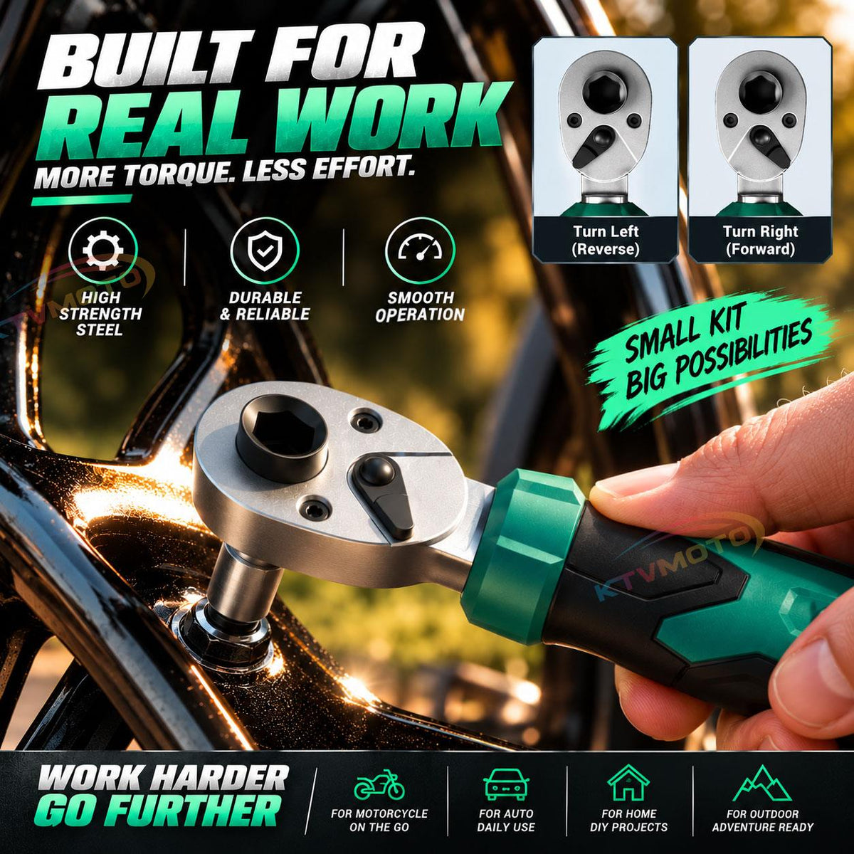 KTVMOTO Motorcycle Maintenance Portable Repair Set-MT03