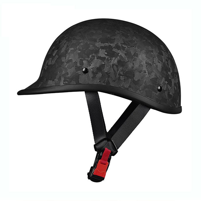 Carbon Fiber Vintage Motorcycle Half Helmet-I135