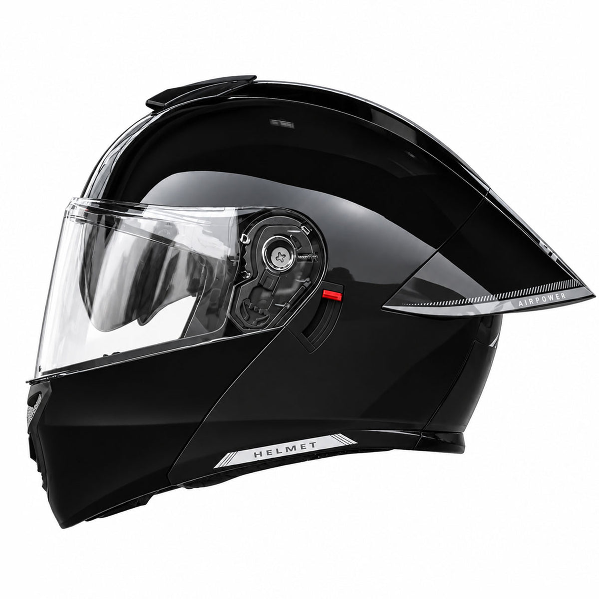 Full-face modular motorcycle helmet with dual visors-I286