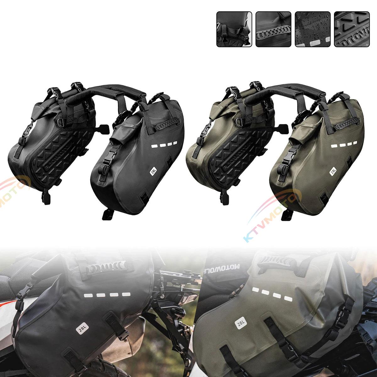Motorcycle waterproof quick-release wear-resistant side bag-B26