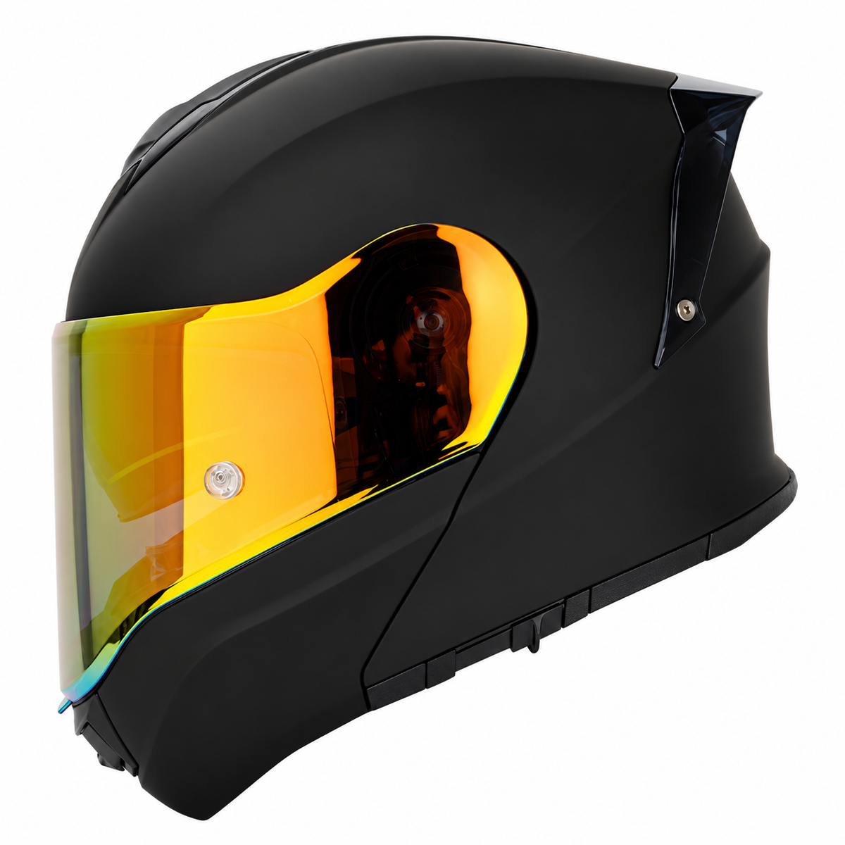 Big-Size Racing-Grade Modular Flip-Up Motorcycle Helmet with Dual-Visor Design - I288