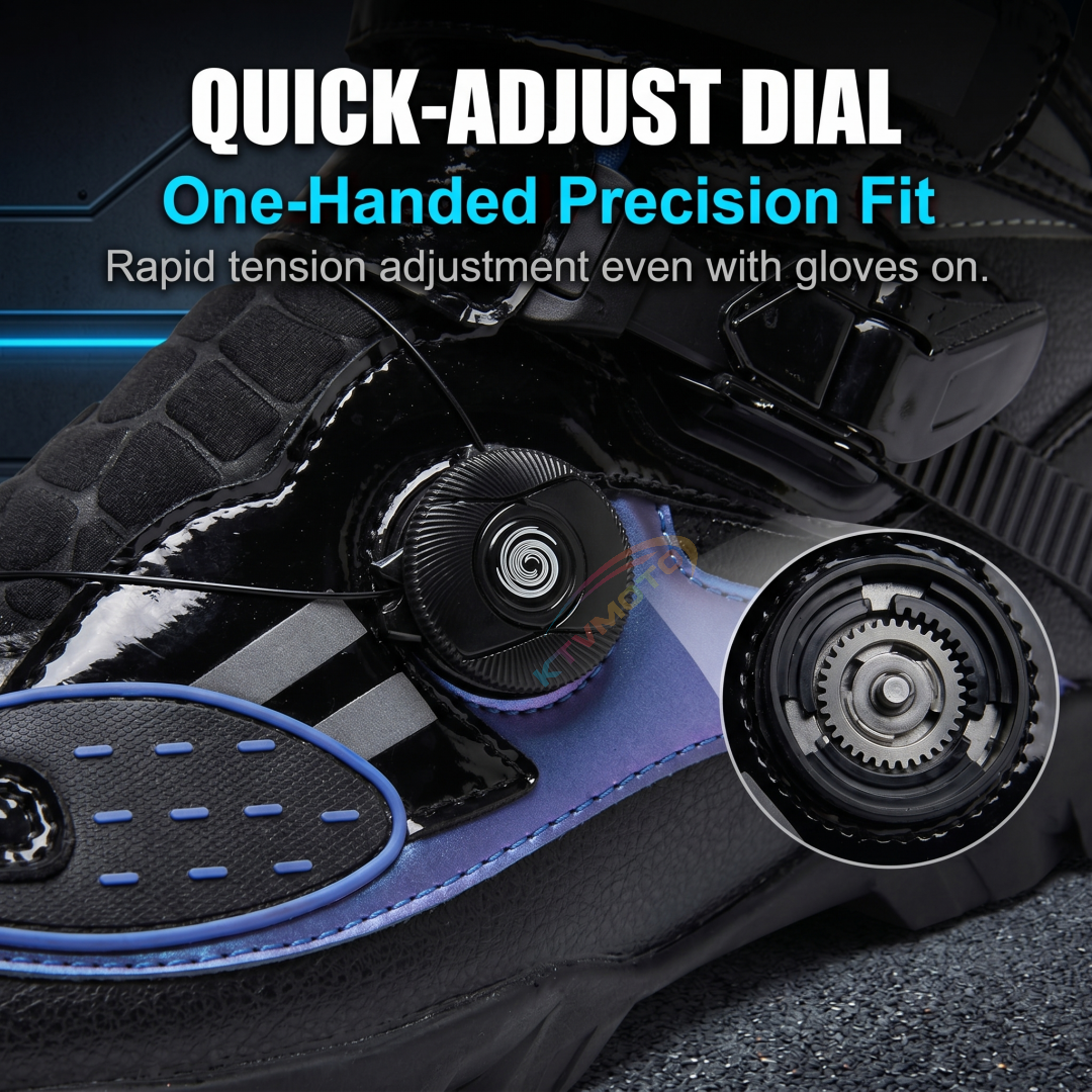 Professional Iridescent Motorcycle Riding Shoes-K135