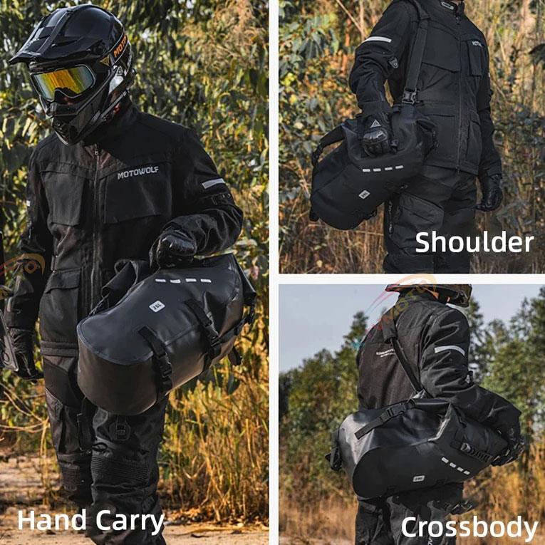 Motorcycle waterproof quick-release wear-resistant side bag-B26