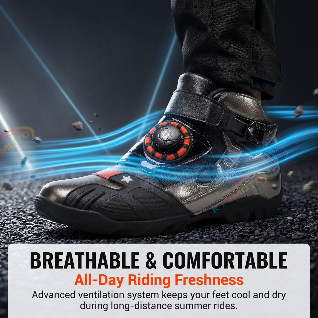 Off-road adventure motorcycle riding boots-K83