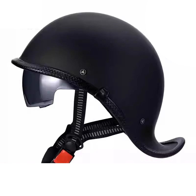 Retro motorcycle half helmet-I131