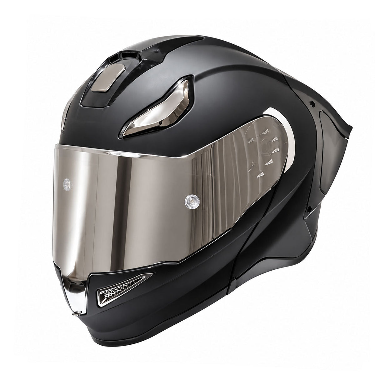 Modular Motorcycle Helmet for Cruising and Track Riding-I309