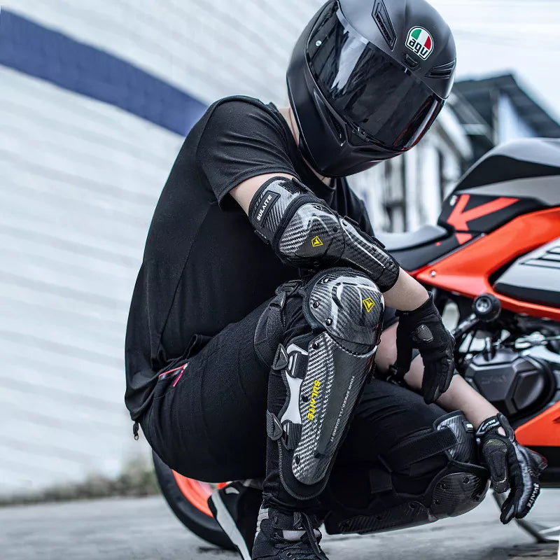 CE certified carbon fiber protective gear set - Y05