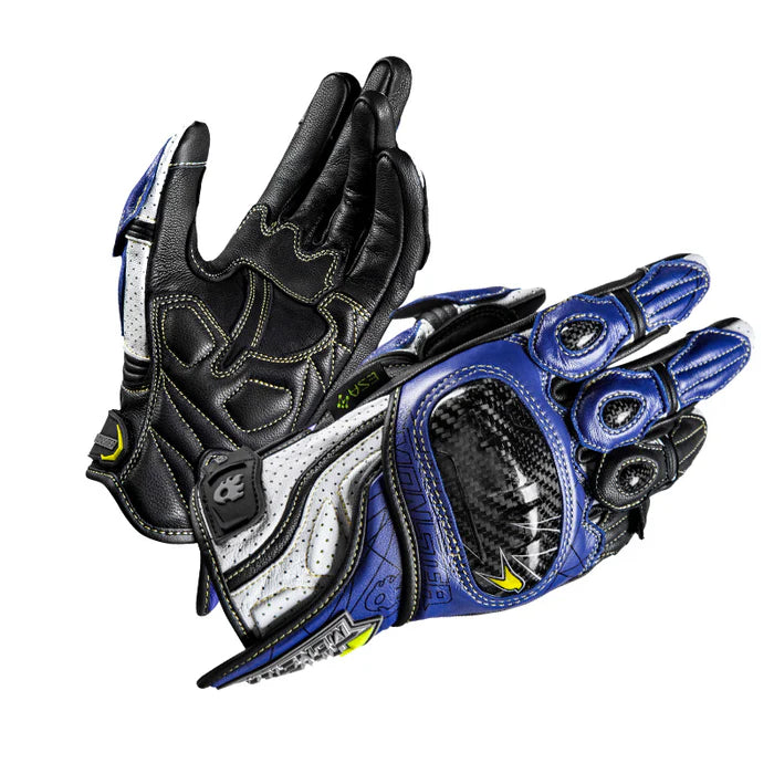 CE2 Certified Carbon Fiber & Genuine Leather Track Cycling Gloves- G21