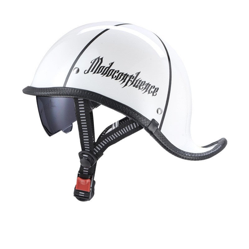 Retro motorcycle half helmet-I131