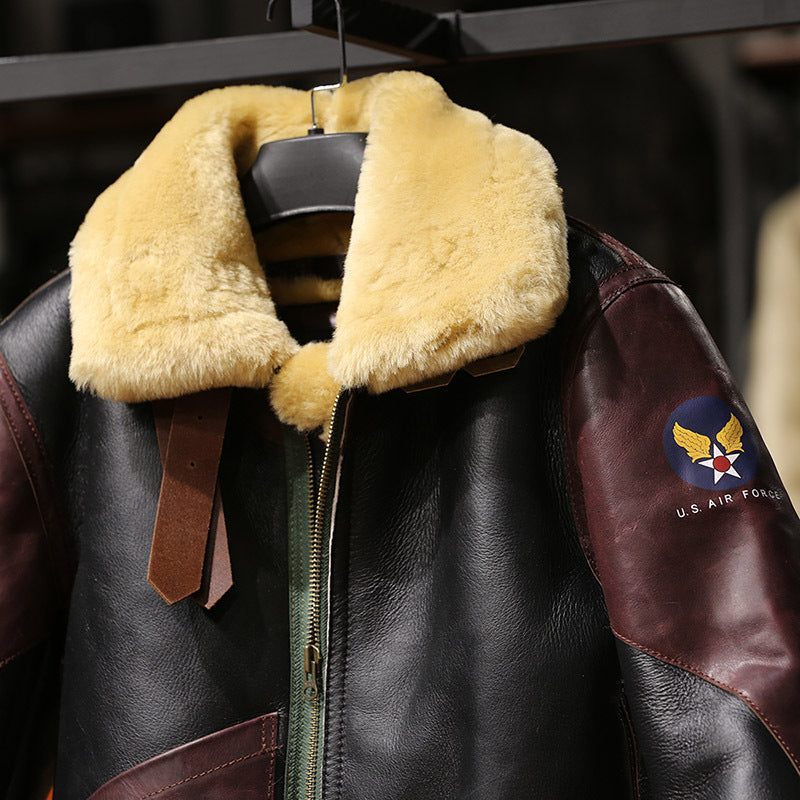 AVFLY General Patton Fur Flying Jacket-A11