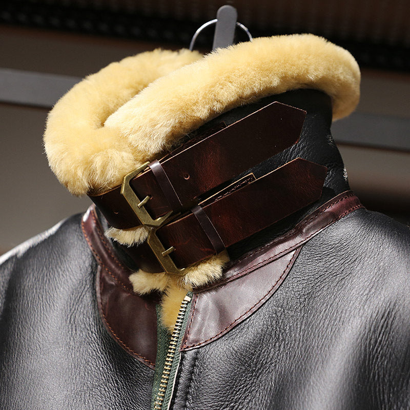 AVFLY General Patton Fur Flying Jacket-A11