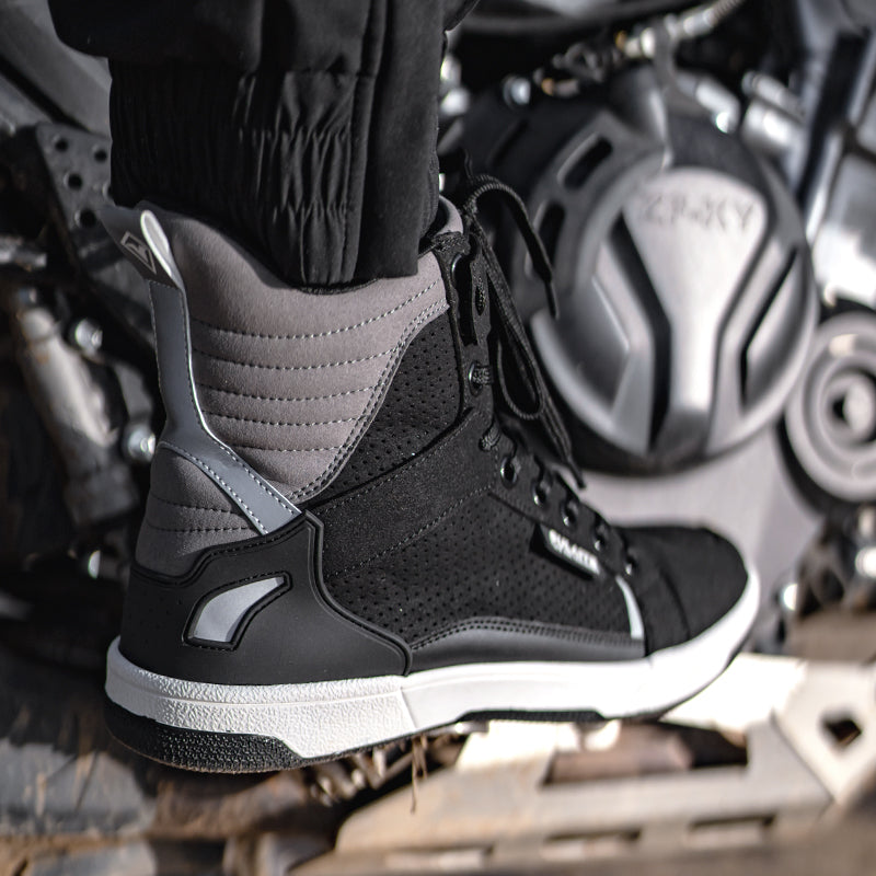 Motorcycle riding boots retro breathable-K09