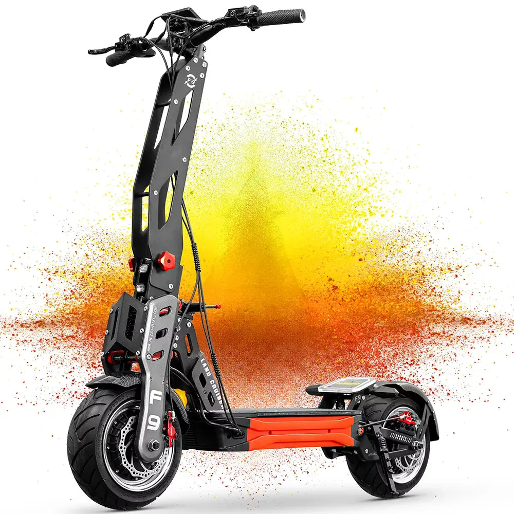 8000W Dual Motor Electric Scooter, 50 Mile Range, 56 MPH - F9