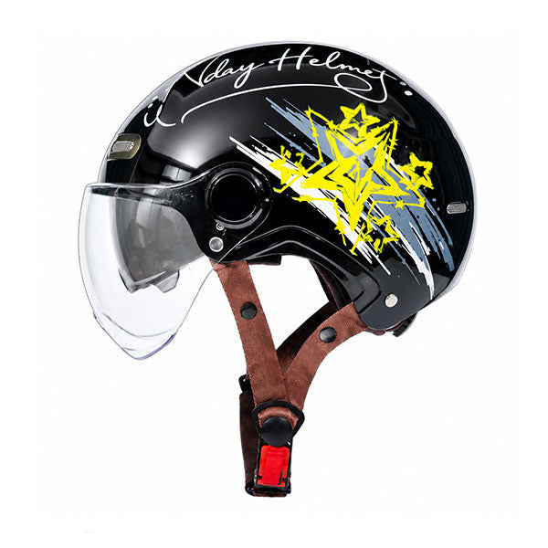 Retro Motorcycle Half-Helmet Breathable Version-I305